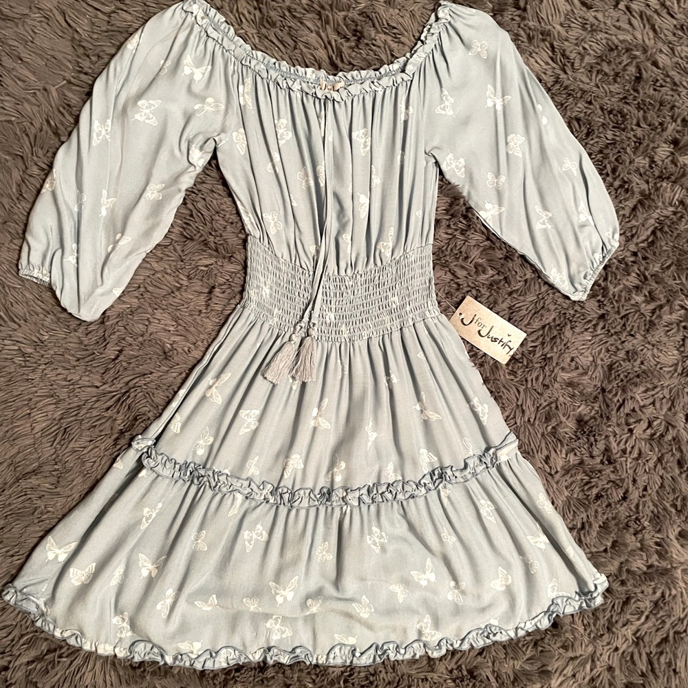 Baby blue Butterfly Dress